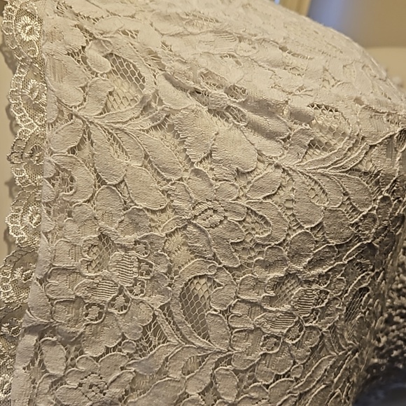 Torrid White Lace Square Neck Crop Top - Picture 3 of 9